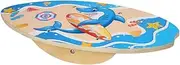 LUOZZY Kids Balance Board Cartoon Children Balance Plaything Balance Training Supplies for School Home - Blue