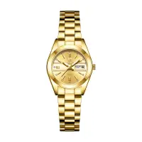 在飛比找蝦皮商城精選優惠-土豪金男女石英錶商務鋼帶腕錶防水手錶情侶對錶腕錶現貨禮物時尚