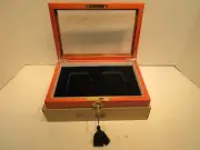 Guardhouse Glass Top Display Box with Key for 2 Slabs Certified Coins NGC PCGS