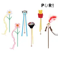 在飛比找蝦皮商城優惠-PurLab 逗貓棒 逗貓玩具 花朵造型 逗貓 內含鈴鐺 貓