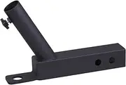 VANROUG Trailer Hitch Mount Flag Pole Holder for Any Vehicle with 2" Hitch Receiver,Black (1)