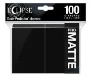 100 MATTE ECLIPSE JET BLACK #15613 DECK PROTECTOR CARD SLEEVES MTG ULTRA PRO