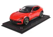 1:18 BBR Ferrari Purosangue Suv 2022 With Showcase Rosso Corsa 322 P18219BCF-VET