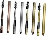 Healeved Set of 8 Eyelash Mascara Wands Gold/silver/rose Gold Tube for Lashes Brows