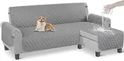 Sofa Cover L Shape Couch Cover,Super Soft & Elastic Fabric Sofa Cover for Sectional Sofa Chaise Lounge Sofa Cover Reversible Sofa Slipcover Non-Slip Water Resistant Furniture Protector for Dog
