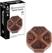 News Hanayama Cast Metal Brain Teaser Puzzle (Level 6)