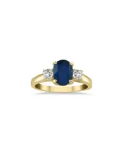 Gem Spark 14K 1.58 ct. tw. Diamond & Sapphire Ring
