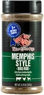 Three Little Pigs Memphis Style BBQ Rub 347 g Shaker Jar