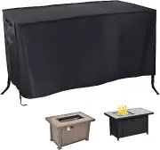 Patio Fire Pit Cover Rectangular, 42Inch Firepit Cover Outdoor Waterproof Rectan