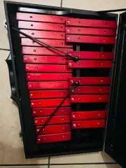 xilofono profecional portatil de 25 teclas madera