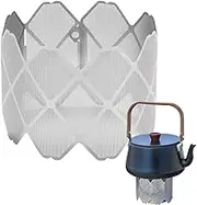 Camp Stove Windscreen - Lightweight Stainless Steel Stove Windshield - Windproof Camping Accessories Portable Wind Blocker for Backpacking
