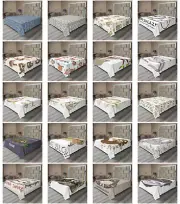 Ambesonne Sloth Flat Sheet Top Sheet Decorative Bedding 6 Sizes