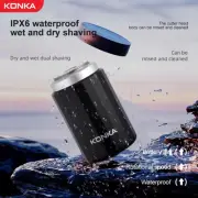 Mini Portable Waterproof Electric Shavers Type-C Rechargable Razor Strong High S