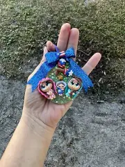 Puerto Rico Mary Jesus Nativity Manger Decoration Pendant Scene Decoration Clay