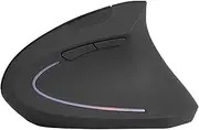 2.4GHz Wireless Ergonomic Vertical Gaming Mouse for PC Laptop, High Control with Adjustable DPI, and Feeling, Long Battery Life, 10m Wireless Control (Black)