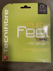 Tecnifibre Multi-Feel 17 gauge Racqetball string in Natural color