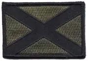 VELCRO® BRAND Fastener Morale HOOK PATCH State Alabama Olive Drab 3x2"