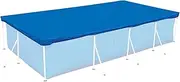 Covers for Ground Pools | Weatherproof Rectangular Pool Cover - Thickened Reusable Protector for Home Spa Bath Center Hotel Water Park