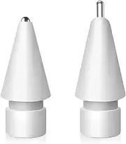 Pen Like Tips for Apple Pencil 2nd/1st Gen/USB C, Sturdy Slender Fine Point, Basic Fine Point Tip, Compatible with Apple Pencil 2nd Generation/1st Gen/USB C