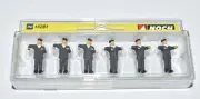 15281 Noch Ho Set 6 Characters Machinists Loco Steam Scale 1:87