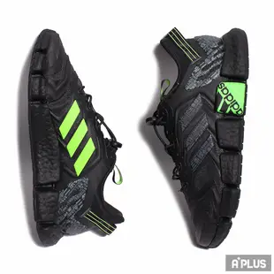 ADIDAS 男 CLIMACOOL VENTO 慢跑鞋 輕量 舒適 緩震 黑綠 文字 - GY3088