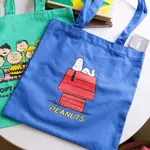 【史努比SNOOPY】🇯🇵日本商品 SNOOPY紅色狗屋帆布包 TOTE包 背袋 PEANUTS 日落小物 生日禮物