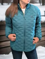 Womens Columbia Mountain Hardwear Stretchdown 700 Goose Down Jacket Small Read!