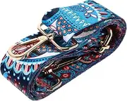 [HOMOBABE] Bohemian Adjustable Wide Shoulder Strap for Crossbody Bag Replacement Durable Bag Straps for Handbags and Purses Unique Accessory for Stylish Travel