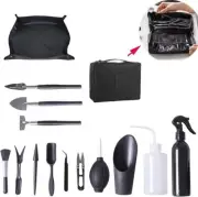 Succulent Tools Set with Storage Bag, 15 pcs Mini Gardening Tools Succulent