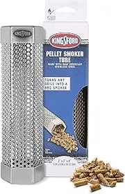 Kingsford 8 Inch Pellet Smoker Tube Hexagon With Box | Pellet Tube Smoker Turns Any Grill Into BBQ Smoker | Pellet Smoker Tube, Pellet Smoker Box, Grilling Tools, Smoker Pellets from Kingsford,Silver
