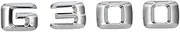 SCPCKZETZN for G Series G300 W460 W461 W463 W204 W203 W211 W210 W212 W205 Rear Lid Emblem Badge Number Words Letters Sticker