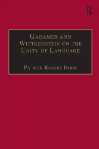 在飛比找博客來優惠-Gadamer and Wittgenstein on th