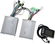 Vuzmode Electric Bike Conversion Kit, 48V 60V 450W Dual Drive Motor Controllers and Display Panel Electric Bike Scooter DIY Modification Part E-Scooter Brushless Controller