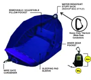 Hammock Adventurers Double 100% Parachute Material Navy Blue Extreme