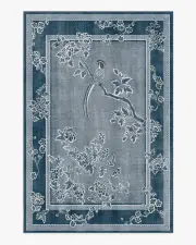 185' x 275' | Machine Washable Runner Rug | Kid & Pet Friendly | Indoor Rug | Draper Blue Rug by Gracie | Ruggable