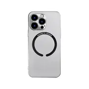 Iphone Magsafe Leather Case leather Silver 14 Pro Case Cover