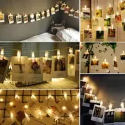 20 LED 2M Clip String Light in Warm White
