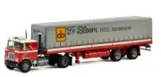 WSI for MACK F700 4x2 CLASSIC CURTAINSIDE TRAILER for Bloem 1/50 MODEL TRUCK