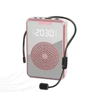 Portable Voice Amplifier For Teachers With Microphone Headset,rechargeable Speaker For Training,tou_fi
