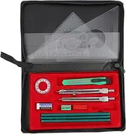 MAGICLULU Geometry Set Professional Drafting Kit 1 Set of Drafting Tools for Student Math and Technical Drawing Random