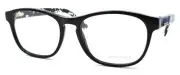 Diesel DL5190 001 Unisex Eyeglasses Frames 52-17-145 Black / Blue Denim