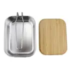Lunch Container Leakproof Metal Lunch Box for Kids Adults 900ML, Dishwasher Safe