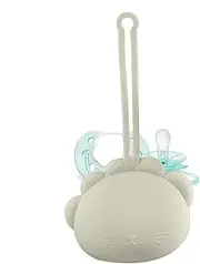 Nipple Holder Case - Pacifier Container Box for Toddler | Pacifier Organizer Bag with Lanyard for Daily Outings, Long Trips, Walks, Camping