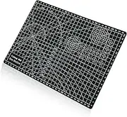 Double-Sided Self Healing Cutting Mat, 11 Inches x 8 Inches Base for Quilting, Sewing Ideal for Sewing Crafts Hobby(A4,Green)