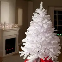在飛比找松果購物優惠-150公分 白色 聖誕樹 聖誕節 雪樹 聖誕樹 裝飾 佈置【