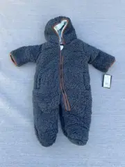 Ben Sherman 3-6 Month One Piece Snowsuit Navy