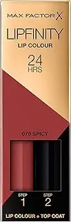Max Factor Lipfinity Lipstick, spicy - 070, 4.2 g (2482628)