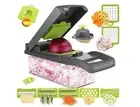 12-In-1 Vegetable Fruit Chopper Veggie Slice and Dicer Food Cutter Mandoline