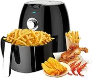 Air Fryer, 4.5L Large Airfryer for Healthy Foods with Timer and Non Stick Fry Basket, Easy to Clean, Safe Auto Shut Off Feature,Black Comfortable Anniversary
