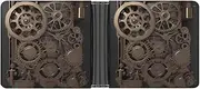 [LHOKDR] Pocket Wallet, Steampunk Mechanical Gears Printed Multifunctional Wallet,simple Travel Wallet,unisex Wallet, black, One Size, Contemporary, Black, One Size, Contemporary